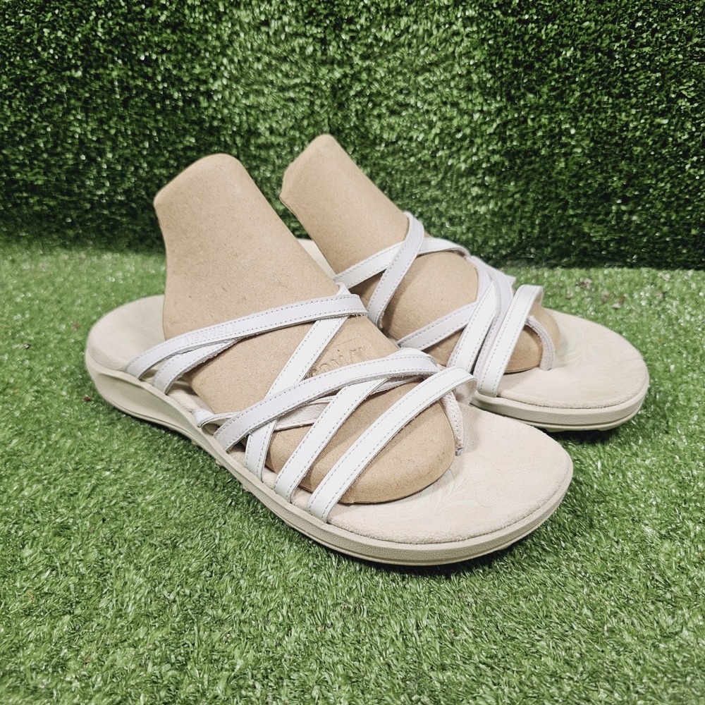 Merrell Harbor White Beige Strappy Athletic Comfort‎ Sandals Womens Size 11